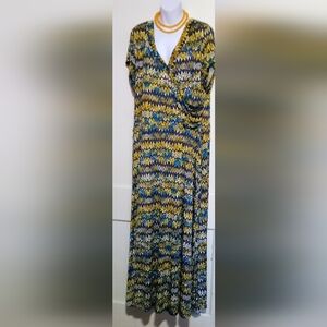 🛍️ BUNDLE ONLY🛍️Ashley Stewart Multicolor Zigzag Dress